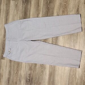 LOFT blue & white houndstooth pants sz 10